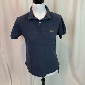 Blue Lacoste polo